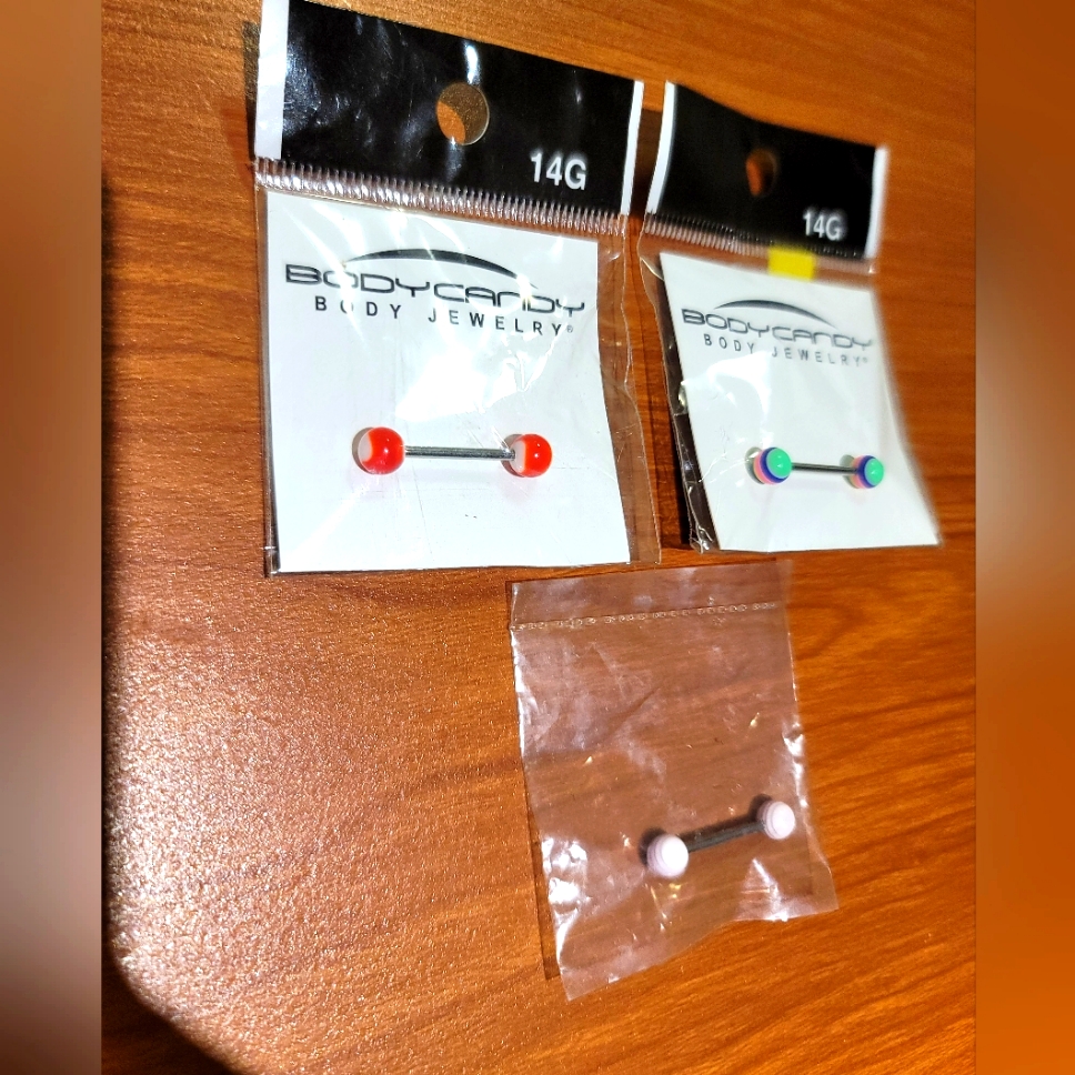 Body Candy 14 Gauge Tounge Rings 3